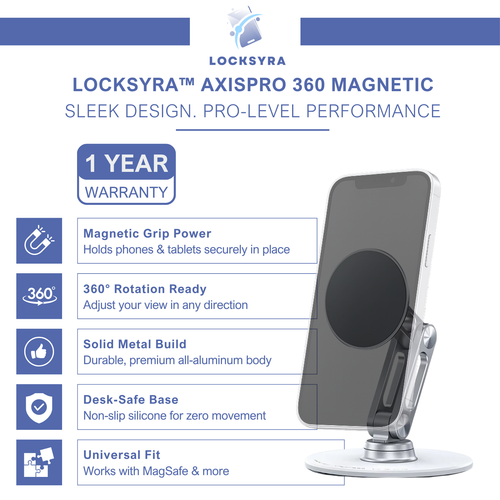 Locksyra™ MagPivot 360 Magnetic